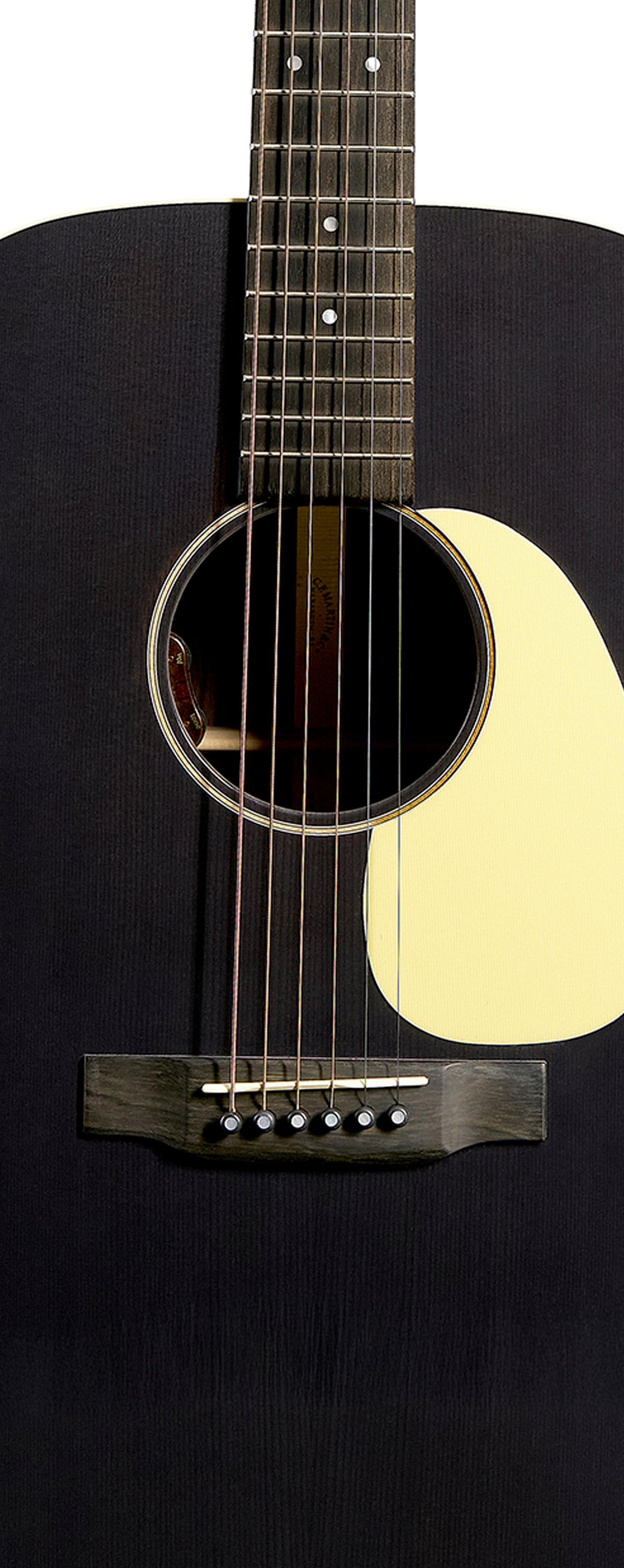 Body of Martin J-16E Black Smoke Guitar image number 3